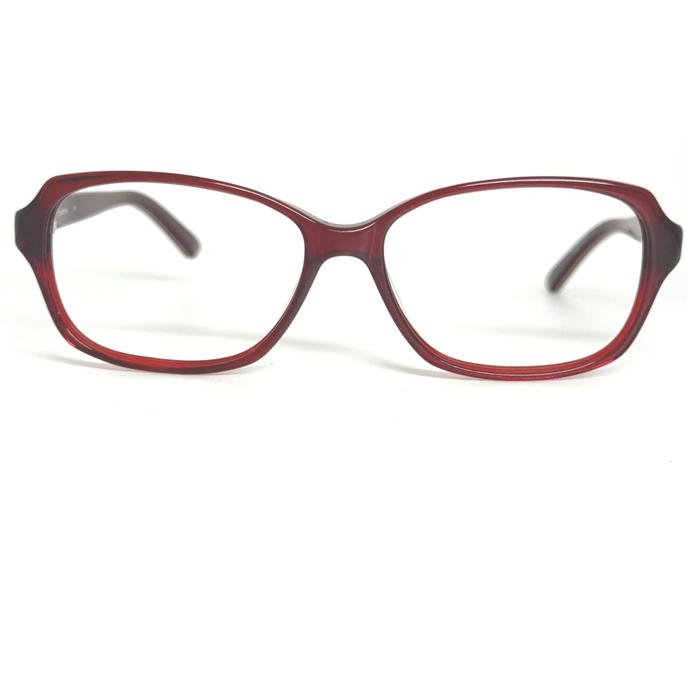 Bebe Hungry Eyes BB7094 612 Ruby Red Animal Print Eyeglasses Frames 130 12/13